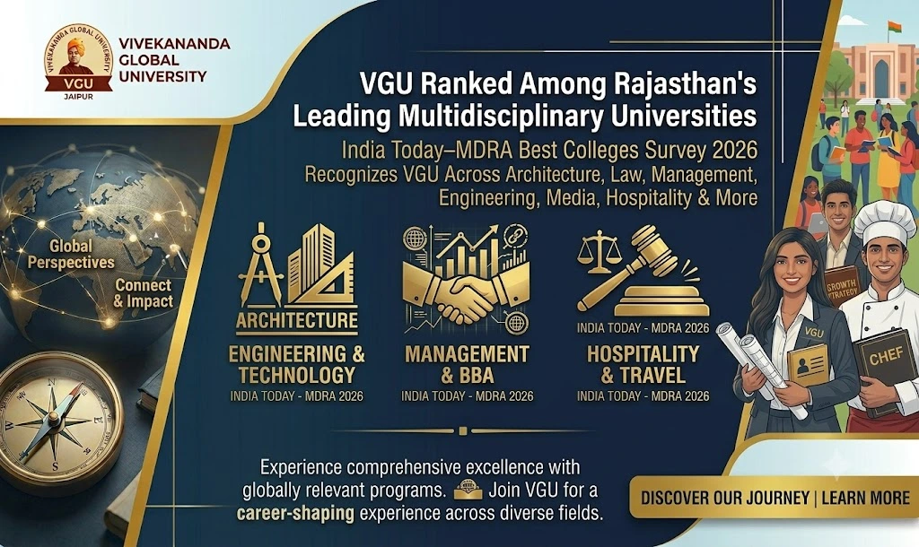 Why VGU Is Emerging as One of Rajasthan's Best Multidisciplinary Universities: India Today Rankings 2026